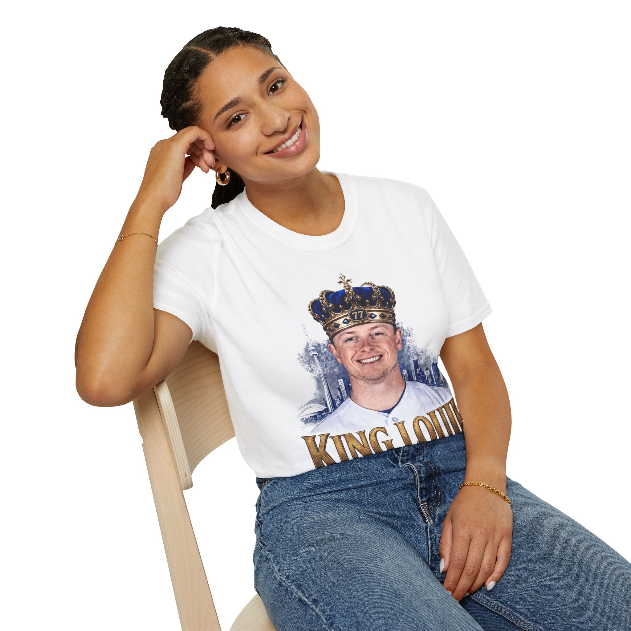 King Louie Tee-"Ride with 77" (USA Shipping)